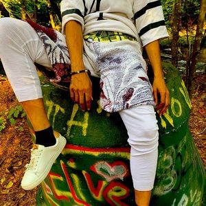 Tapestry shorts handmade